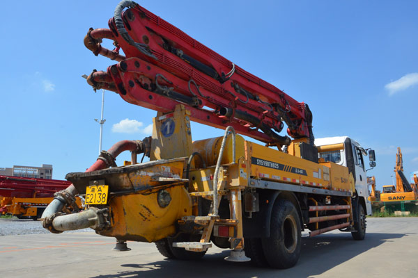 SY5190THB25 Concrete Pump Truck 10000*2500*3860mm For Construction Site