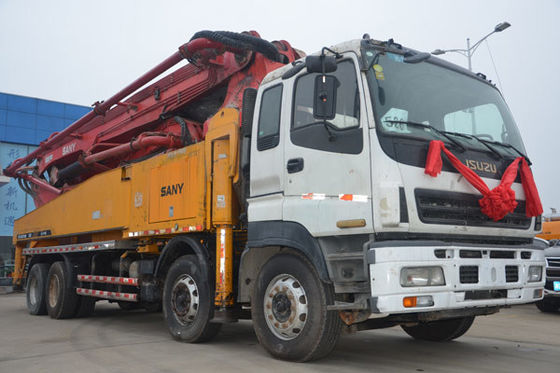 China 8*4 SY5385THB 52m Concrete Boom Truck Euro 3 Emission Standard Type supplier