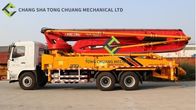 Open Type Hydraulic System Concrete Pump Truck 44 Meters