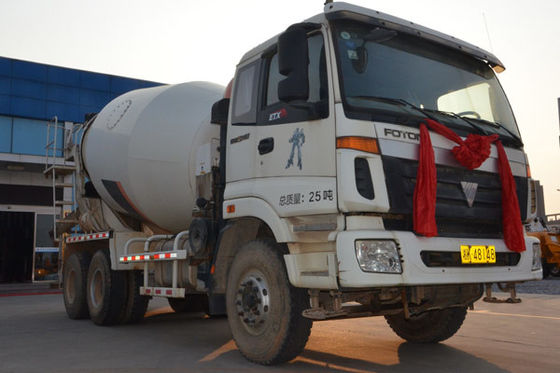 China Foton Auman ETX9 Concrete Mixer Truck , BJ5253GJB-XA Concrete Lorry Mixer factory