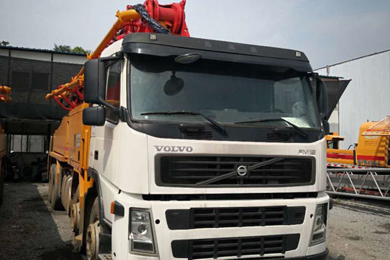 China Putzmeister 42m Concrete Pump Truck Double Rear Axles Type With Volov FM12 Cabin factory