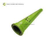 High chromium alloy Taper double layer pipe 150A-125B*1400mm for Pump truck