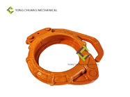 Concrete Pump 125A Quick Release Pipe Clamp Alloy Structural Steel