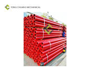 Straight Concrete Pump Pipe Tube 1M 20# Steel Well Painted Long Service Life