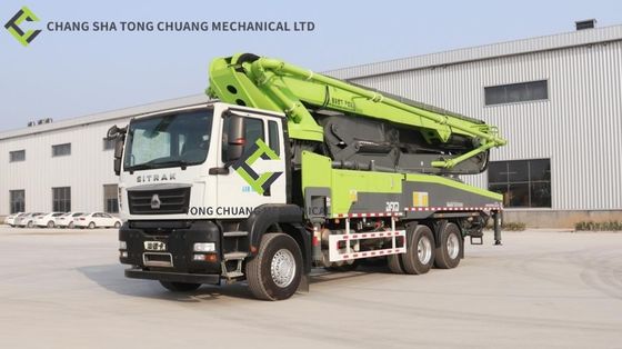 Buy 3 Bridge Concrete Pump Truck 52 Meters RZ Arm Frame Folding Mode online manufacture