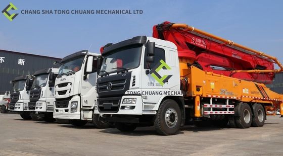 Open Type Hydraulic System Concrete Pump Truck 44 Meters