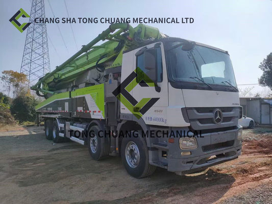 Zoomlion ZLJ5440THBBF 56X-6 RZ Mercedes Benz Used Concrete Pump Truck Four Axle 56M