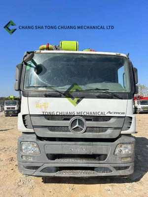 Buy 2019 Zoomlion ZLJ5440THBBE 63X-7 RZ Four Axle 63M Mercedes Chassis Concrete Pump Truck online manufacture