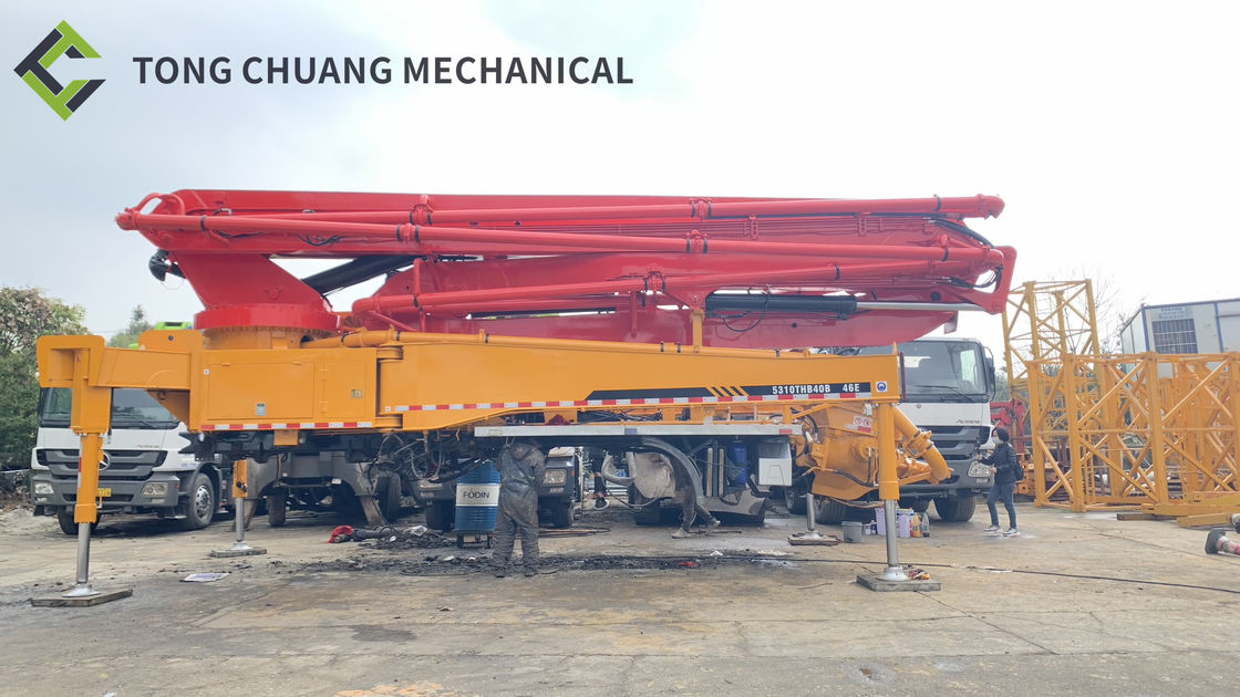 SANY 46m Concrete Pump Truck Boom With Hydraulic Pumping System