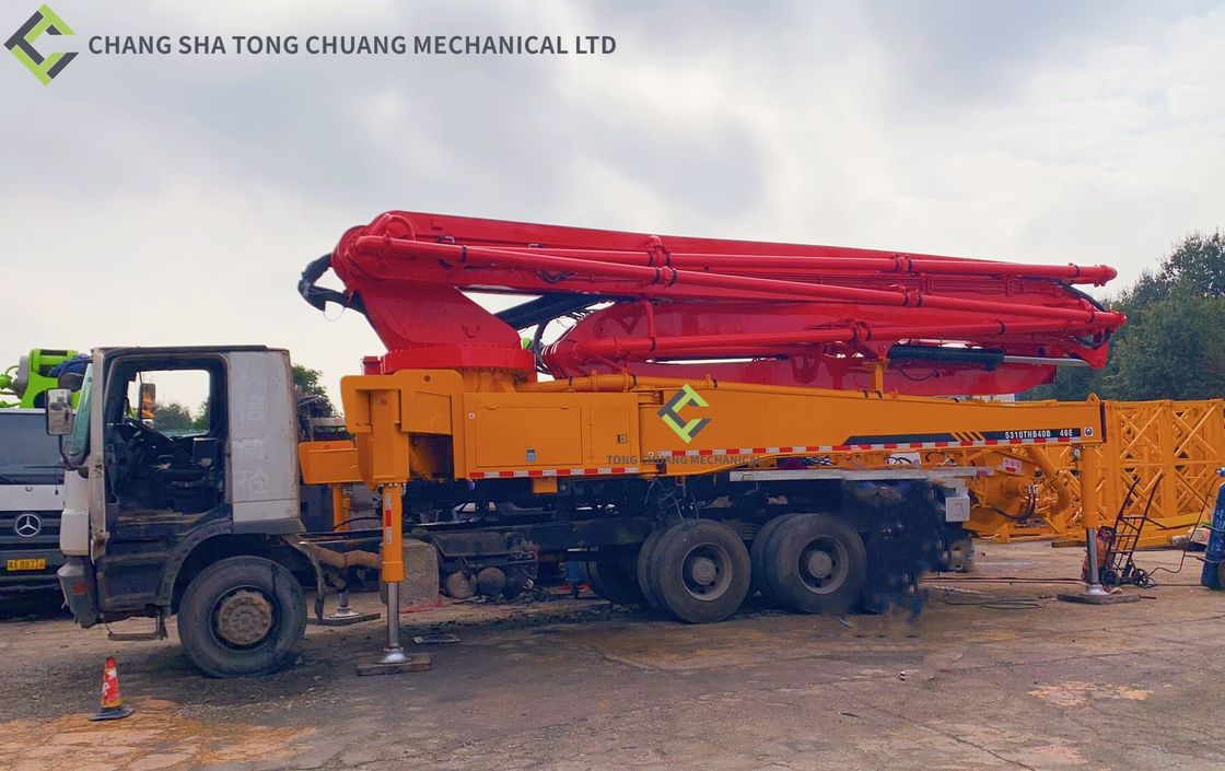 In 2012 Sany Heavy Industry Remanufacture Second Hand Concrete Pump Truck 46meters