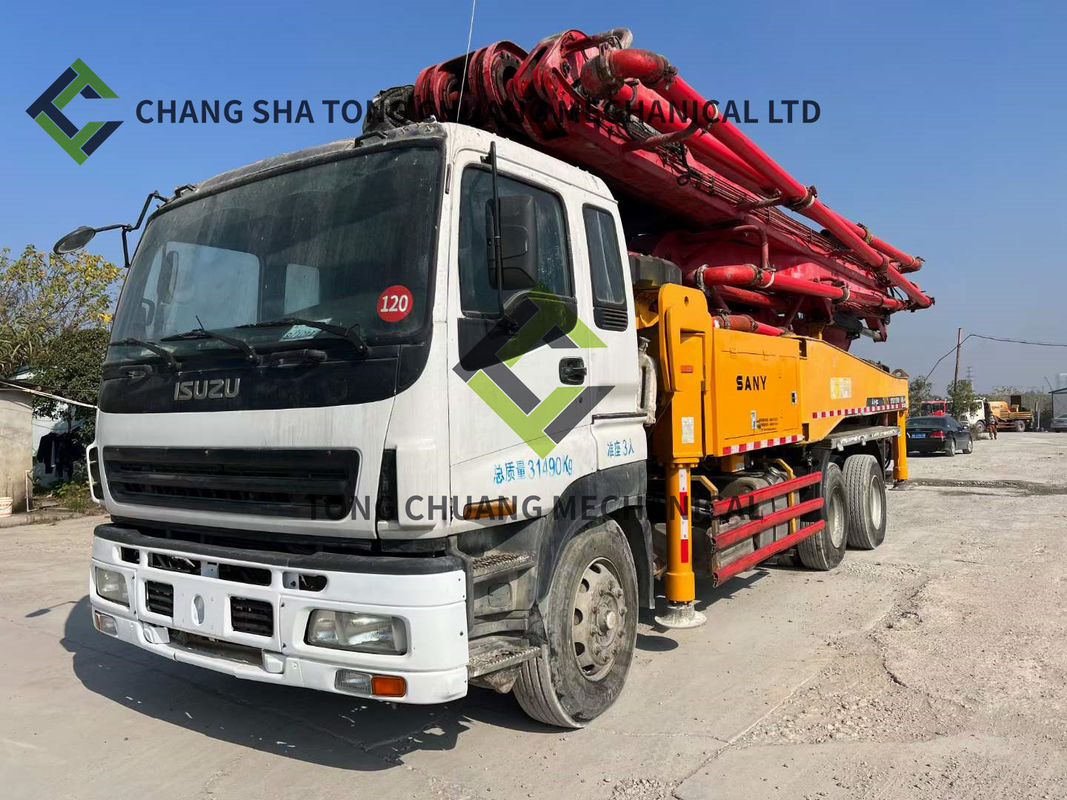 2011 Sany Heavy Industry 46 M Concrete Pump Truck Isuzu Chassis