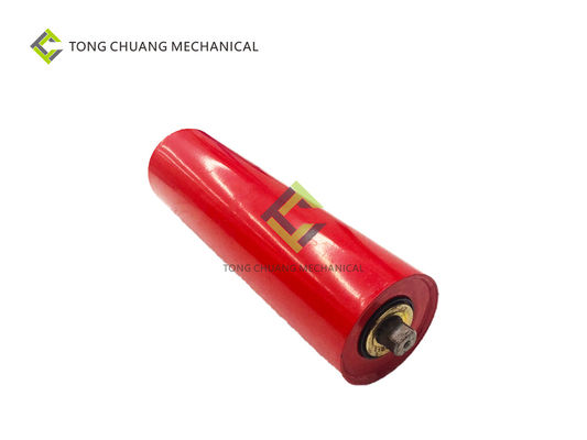Roller Concrete Batching Plant Parts Suspended Grooved Idler B=380 D=108