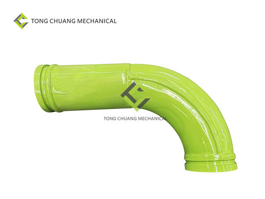 Iron Concrete Pump Pipeline Double Wall 90 Degree Elbow 125*R275-90°+225mm