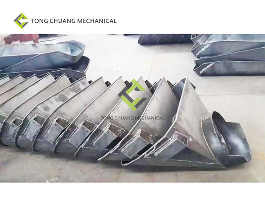 Customized Concrete Truck Mixer Parts Square Mixer Truck Feed Hopper