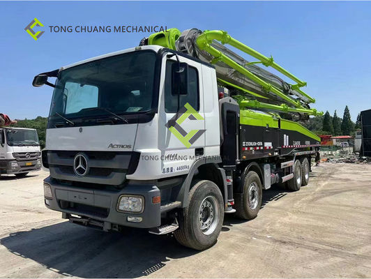 Re-Manufactured Used Concrete Boom Trucks 56 Meter Mounted Concrete Pump