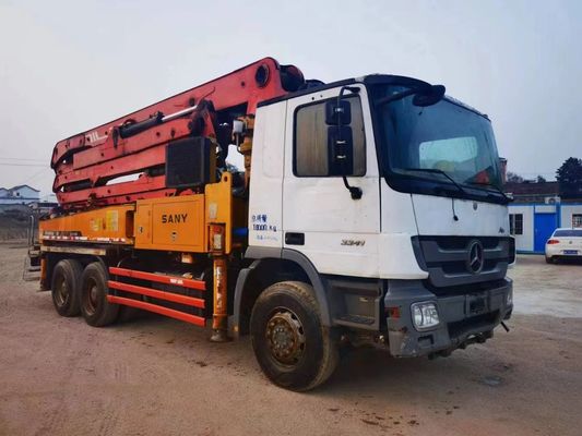 2014 Sany Heavy Industry 38 Meters Mercedes Benz Second Hand Concrete Pump Truck