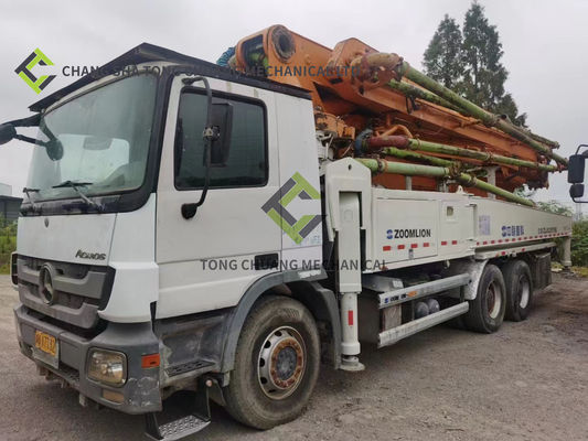 In 2012, Zoomlion 47 M Concrete Pump Truck With Large Displacement And 5 Masts