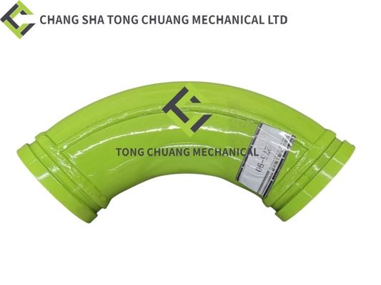 Sany And Zoomlion Concrete Pump Truck Parts End Specific Bend Pipe 125 * R275-90 End