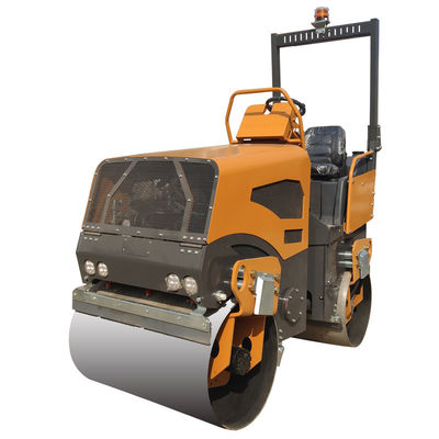 BM2500 Articulated Double Drum Vibratory Roller with Yellow/Green Design