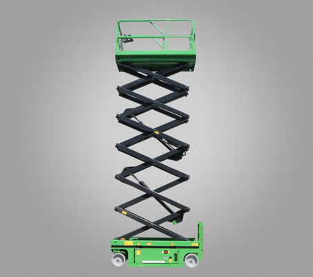 4*2 Drive Mode Aerial Work Platform Z10W Z12W Liquid Driven Scissor Type with 8x6V/200Ah Battery