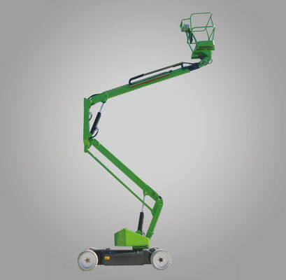 High Altitude Work Platform for Construction Equipment 3760kg Electric Curved Arm in Green