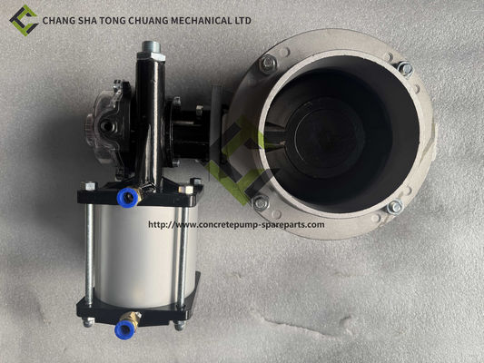 Single flange pneumatic butterfly valve of concrete mixing plant fittings V1FS150GBN