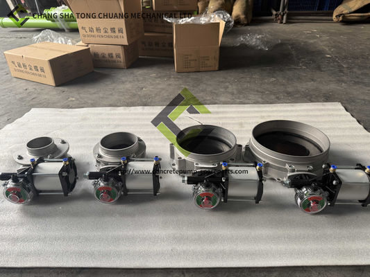 Single Flange Pneumatic Butterfly Valve For Mixing Station V1FS300GBN+CP101+MIC23